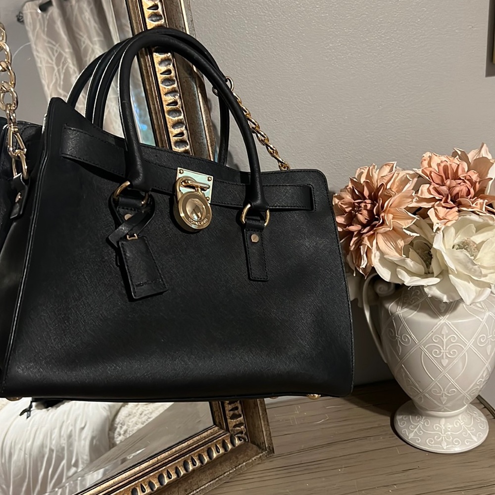 Michael Kors black shoulder bag